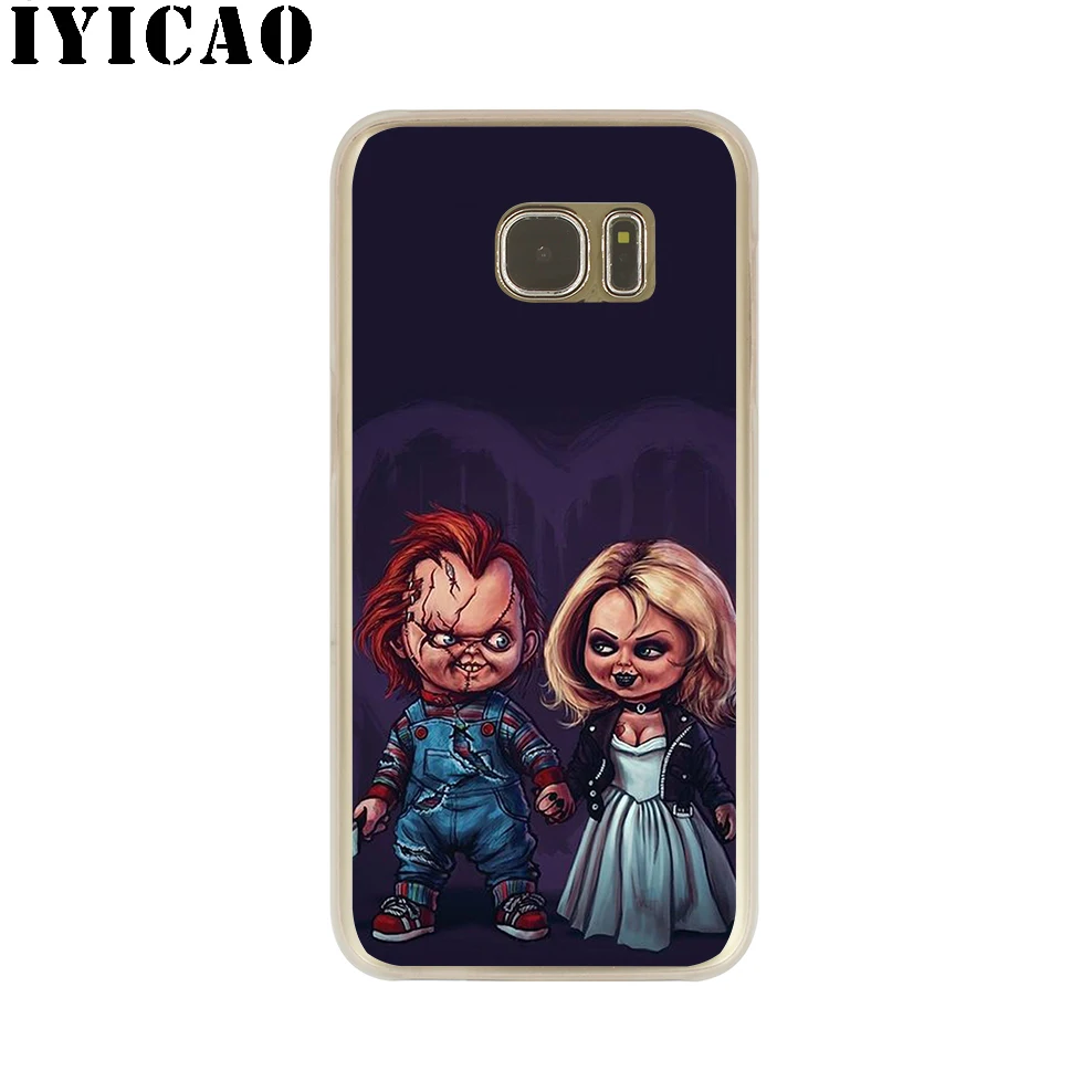 Жесткий чехол IYICAO Horror icon для Samsung Galaxy S10e S10 S9 S8 Plus S6 S7 Edge Note 9 8 10 Plus|Чехлы-накладки| |
