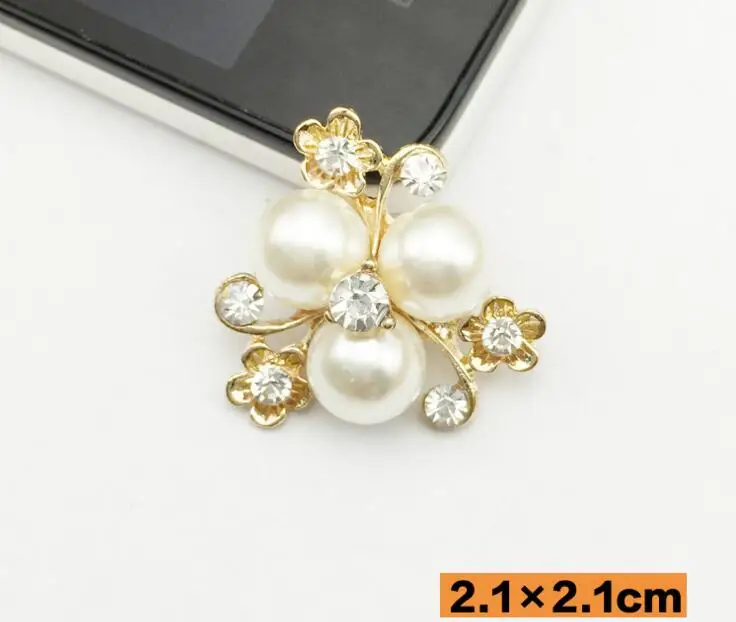 Хит продаж новинка 10 шт. аксессуары для волос с жемчугом и цветком из горного