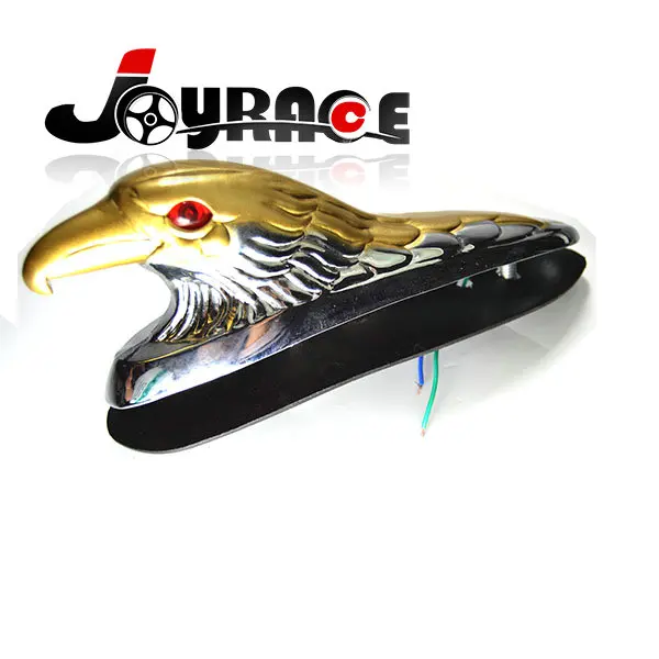 Светодиодный орнамент для переднего крыла мотоцикла с головой орла и красными