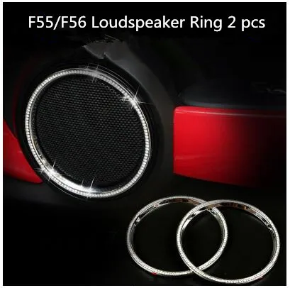 

2pcs Loudspeaker Decorated Crystal Frame For BMW Mini Copper F55 F56 Z2EA839