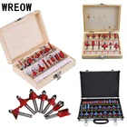 Набор фрез из карбида вольфрама, 8 мм, 14 дюйма, 12 дюйма