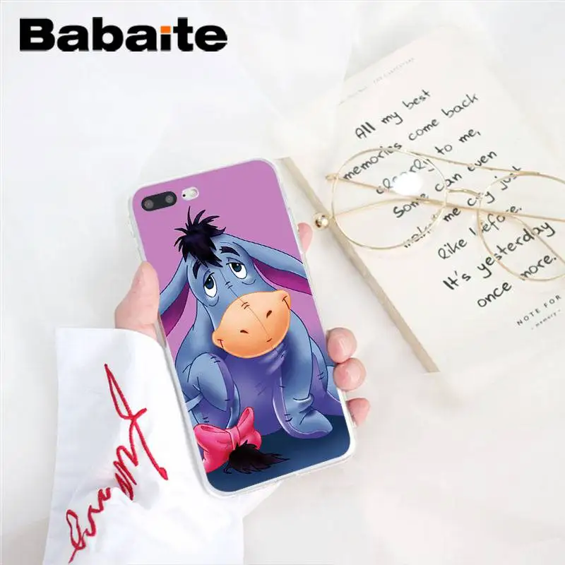 Babaite Baby Eeyore Donkey специальный чехол для телефона для iPhone 8 7 6 6S Plus 5 5S SE XR X XS MAX 10 11 11pro 11promax