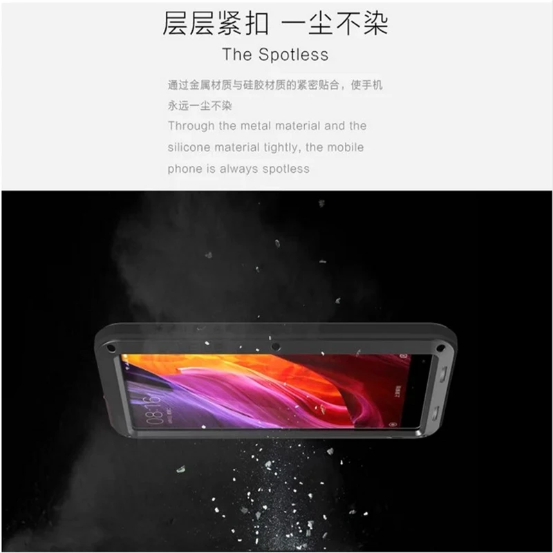 Чехол для телефона Love Mei xiaomi MIX противоударный грязеотталкивающий металлический
