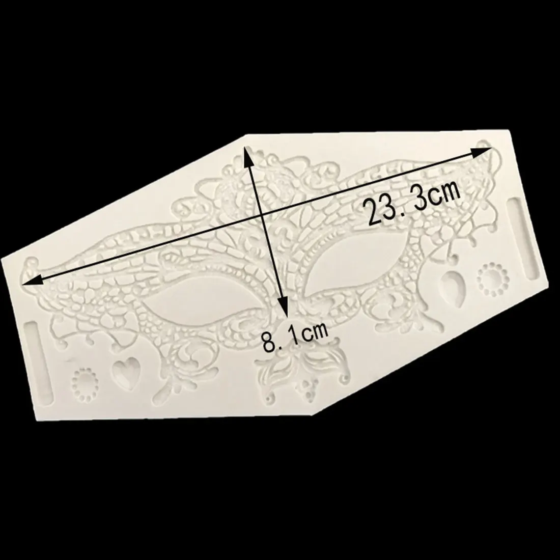 Горячая продажа Сделай Сам Танцевальная вечеринка маска кружева помадка форма