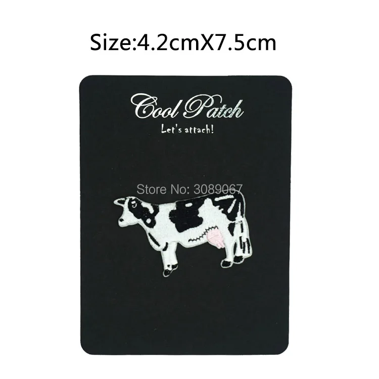 Маленькая корова кавайное ремесло утюгом патчи Летние Вышитые Мультяшные