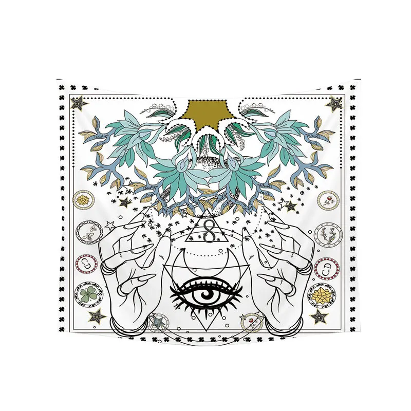 Настенная ткань с абстрактными чакрами подвесные гобелены в скандинавском стиле