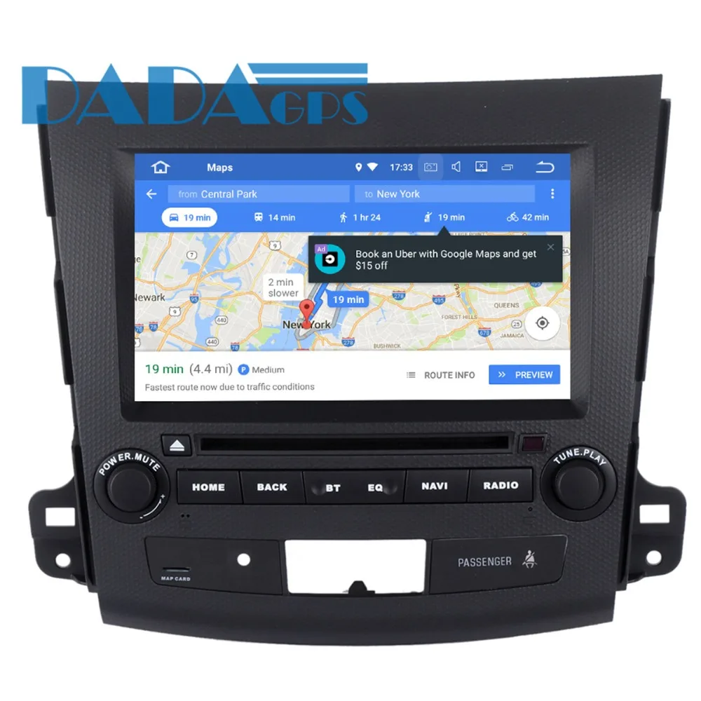 Автомагнитола 2 DIN Android 8 0 DVD плеер GPS для Mitsubishi Outlander 2006 2007 2008 2009 2010 2011 2012 Peugeot 4007