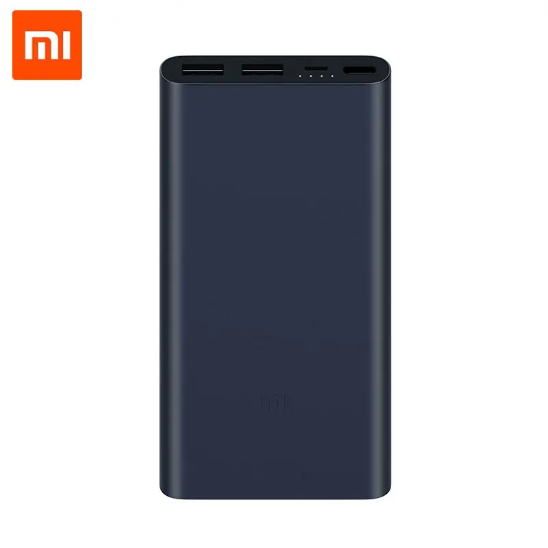 10000mAh Xiaomi Mi пауэр банк 2i 10000mAh внешний аккумулятор romoss с двумя usb-портами портативная зарядка павер-банк 10000 PLM09ZM 18W Выход быстрой зарядки для смартфон повербанк - Цвет: 10000mAh