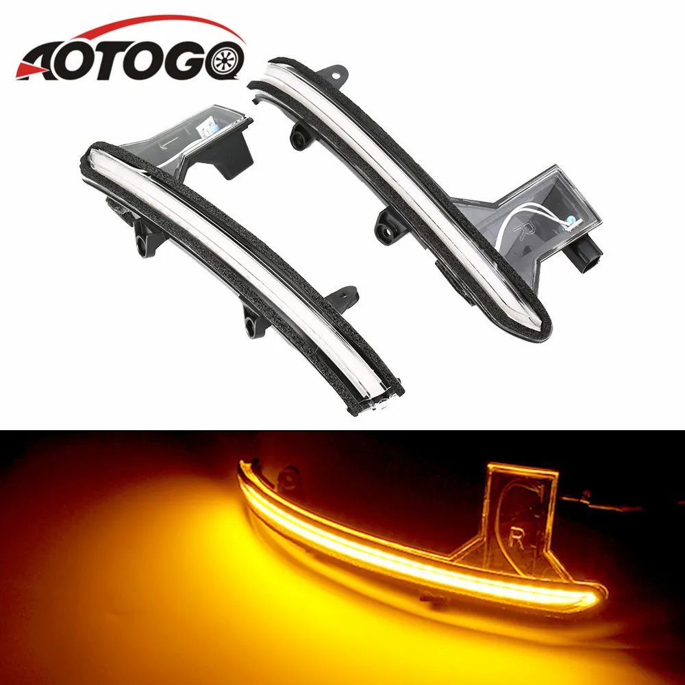 Aotogo 2 шт. для Mazda CX 5 9 2017 19 Динамический указатель поворота светодиодный индикатор