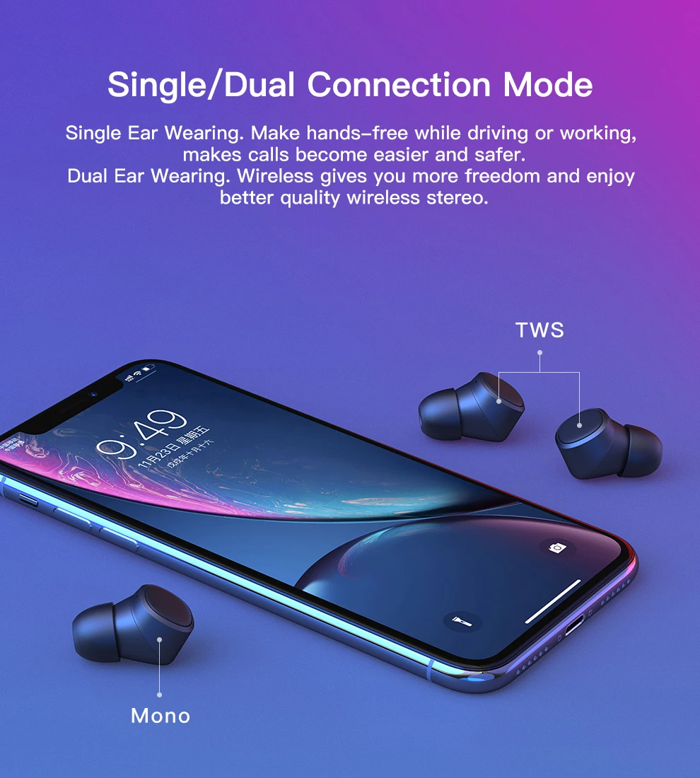 Tiso i4 TWS наушники 5,0 Bluetooth беспроводные наушники Магнитный дизайн встроенный двойной микрофон и 500 мАч Внешний аккумулятор зарядная коробка