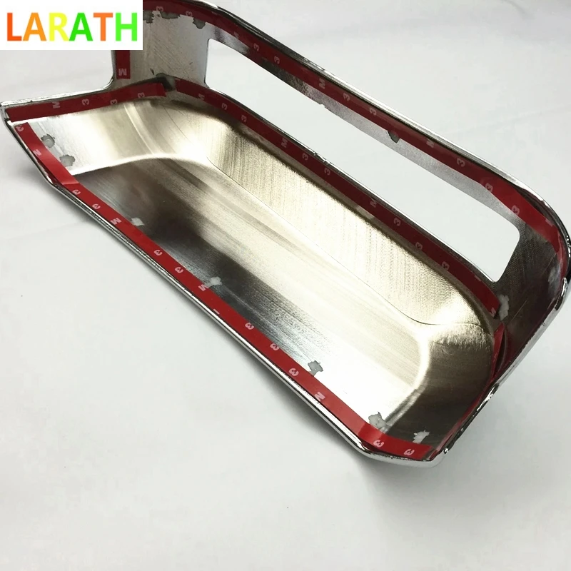Car body detector ABS chrome back Rear license frame plate trim bumper For Toyota Prado FJ150 2010 2011 2012 2013 2014 2015 2016 |