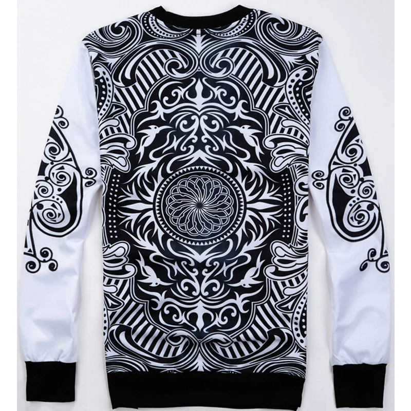 Новинка 2018 мужские брендовые толстовки в стиле Харадзюку С 3D графикой Забавный