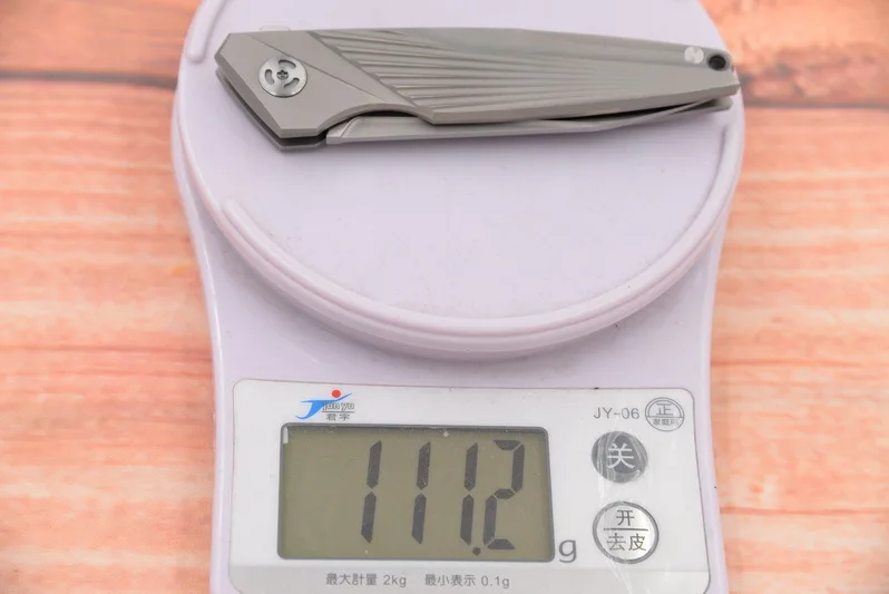 Новый оригинальный титановый плавник JUFULE с лезвием M390 TC4 складной карманный нож