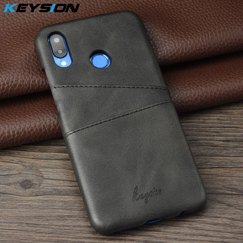 Чехол KEYSION для телефона Huawei P20 Lite кожаный роскошный винтажный кошелек с