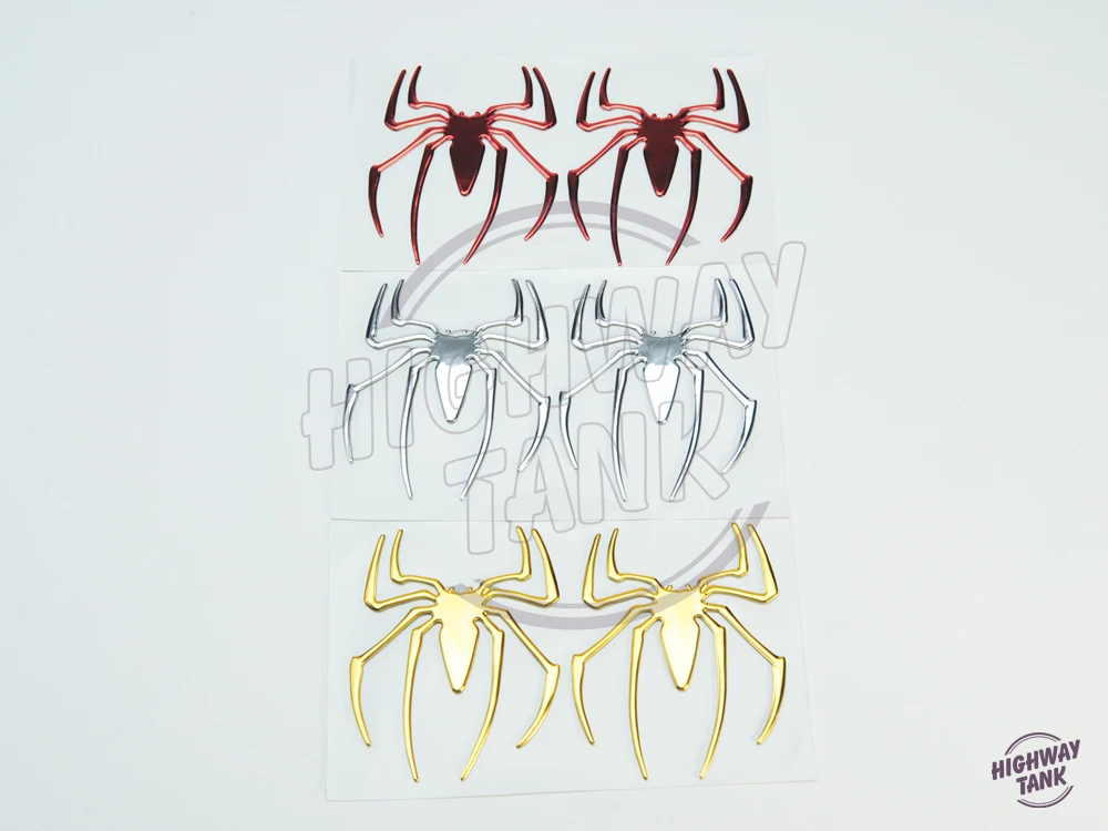 Автомобильный Стайлинг с черным пауком 3D стикер из ПВХ для автомобиля зеркало