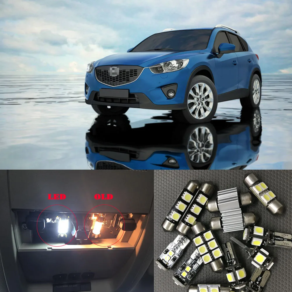 7X белые светодиодные с Canbus Автомобильный интерьер комплект ламп для 2013 2014 2015 2016