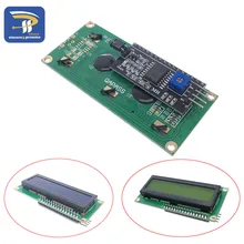 ЖК-дисплей 1602+ ЖК-модуль 1602, синий/желто-зеленый экран IIC/igc для arduino lcd 1602