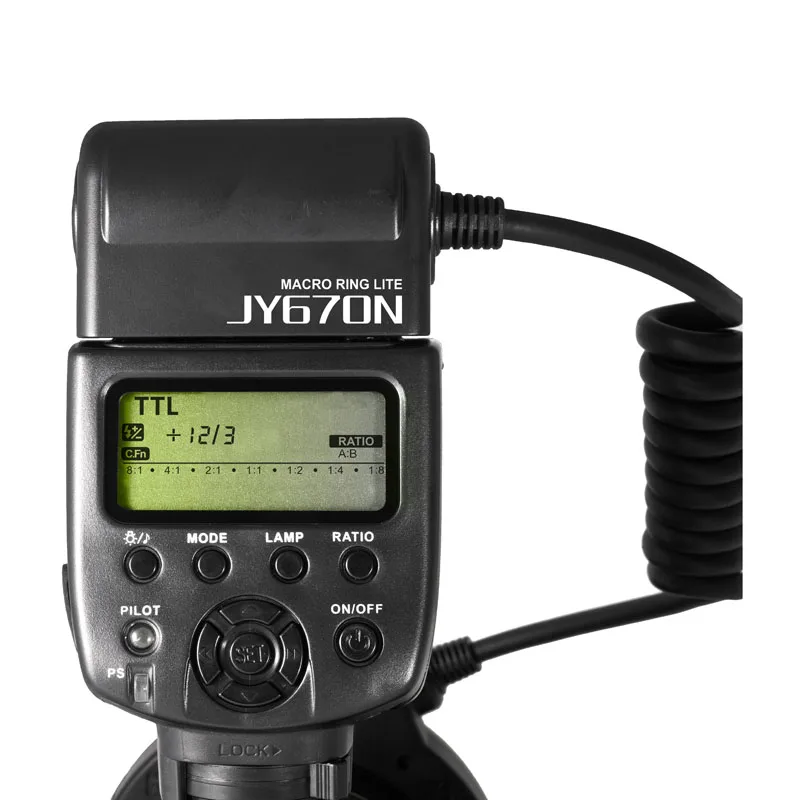 Viltrox JY 670N камера макро крупным планом TTL Кольцевая вспышка Speedlite для Nikon D3200 D3300 D5200