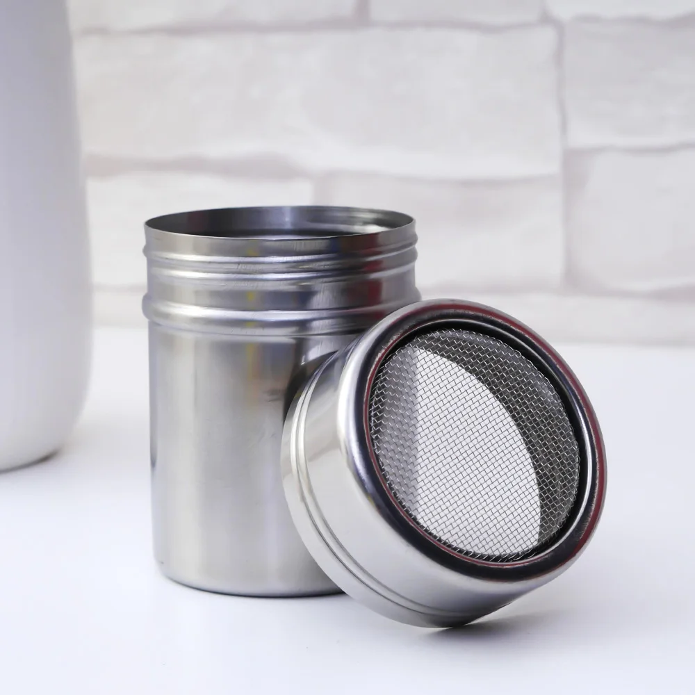 Нержавеющая сталь шейкер для кофе и шоколада сахарная пудра Какао порошка