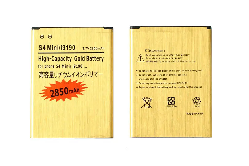 Литий ионный аккумулятор B500BE B500AE для Samsung Galaxy S4 S 4 IV mini I9190 I9192 I9195 I9198 2 шт. 2850 мАч|battery