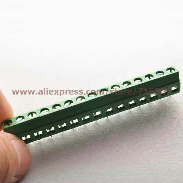 PHISCALE 10 шт PCB клеммные блоки 5 08 мм 7pin 300V 10A | Обустройство дома