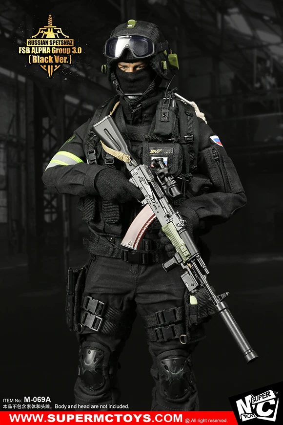 SuperMCTOYS M-069 1/6 русский спецназ FSB Alfa Group 3,0 Набор для 12 дюймовых фигурок DIY