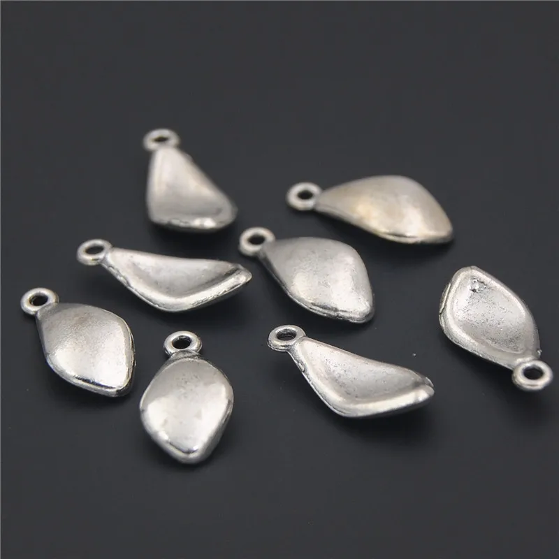 

20pcs Silver Color Flower Petals Charms Alloy Pendant For DIY Handmade Jewelry Finding A2353