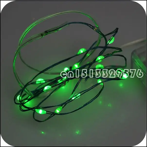 2 м 6 фута 20 led 3 AA на батарейках украшения LED медный/Серебряный провод сказочные