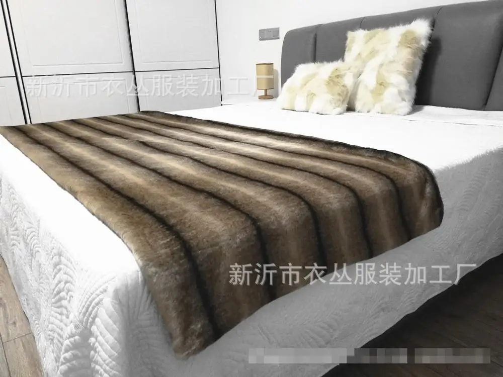 Одеяло из искусственного меха супермягкое пушистое уютное теплое плюшевое