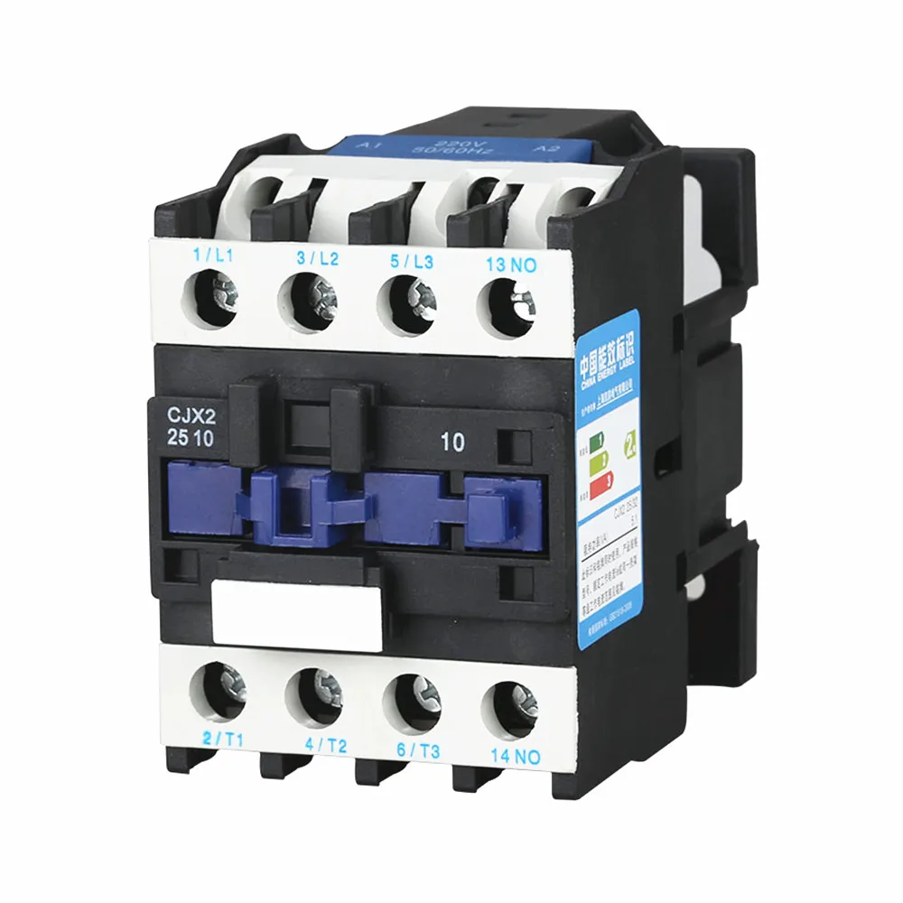 Контактор CJX2 2510 25A switch LC1 AC напряжение контактора 380V 220V 110V с плавающим