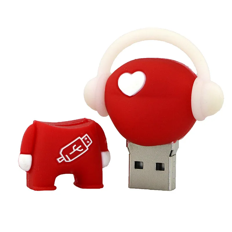 Высокоскоростные забавные мультяшные музыкальные игрушки USB флеш-накопители USB 2,0 флеш-накопитель 32 ГБ/16 ГБ/8 ГБ/4 ГБ флеш-накопители Mini U Disk Flash