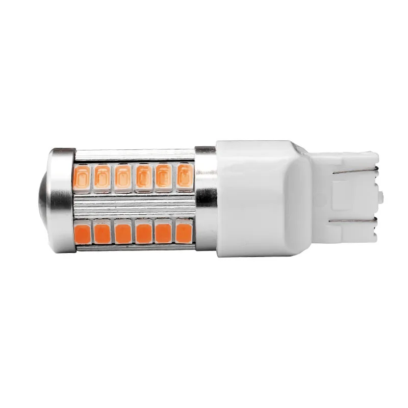 2 шт. Автомобильные светодиодные лампы T20 7443 W21/5W 33 SMD 5630 5730 21/5 Вт|7443 w21/5w|t20 7443led car |