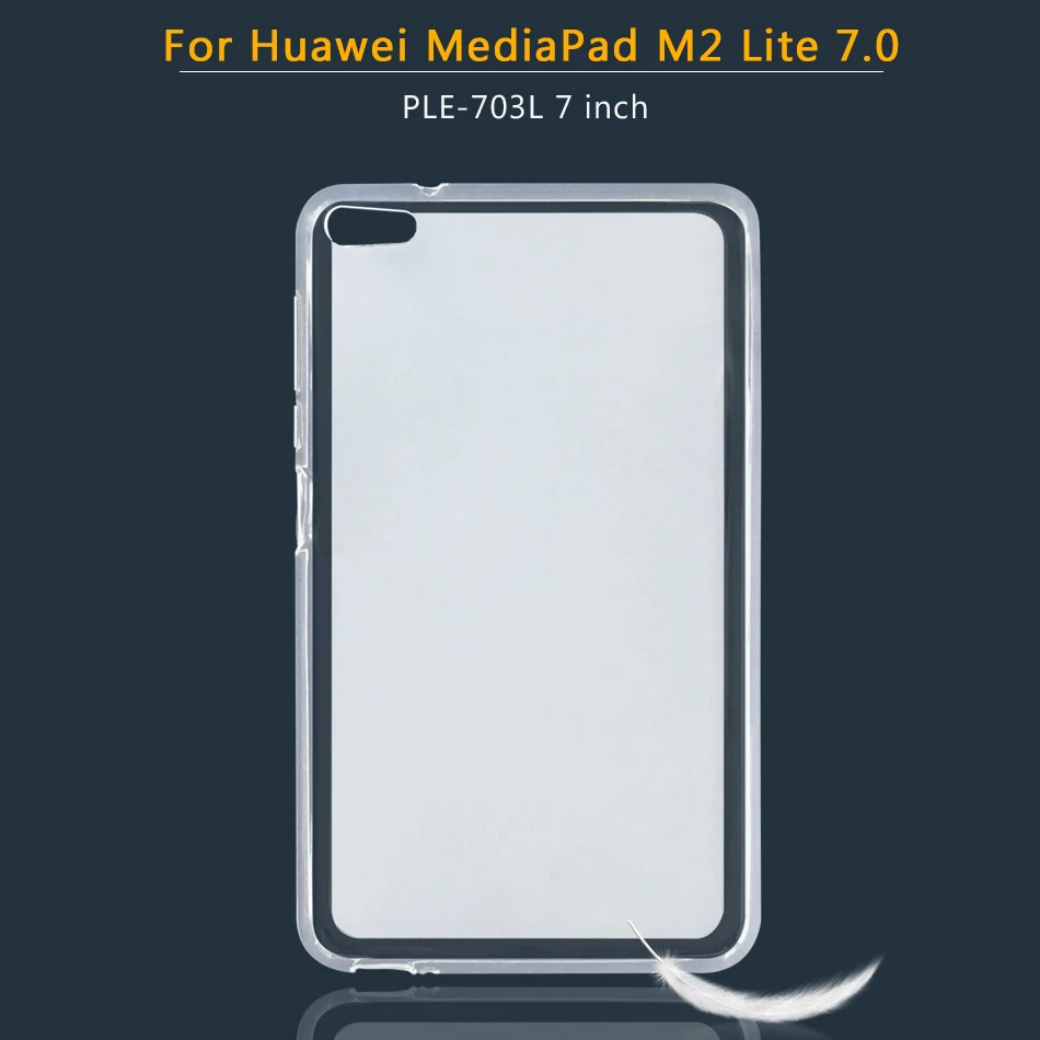 M2 Lite 7.0 Планшетный чехол для huawei MediaPad C5 M2 M3 M5 M6 Lite рro 8,0 8,4 10,0 10,1 10,8 7,0 Мягкий силиконовый чехол Медиа Pad M2-801L - Цвет: M2 Lite 7.0