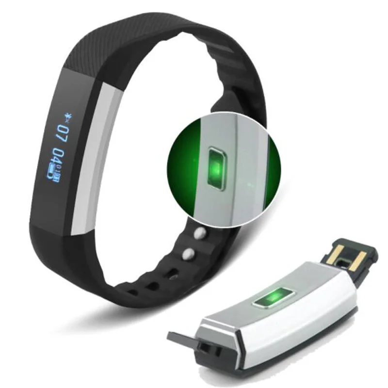 Smart Sport Bracelet Real-time Heart Rate Monitor Wristband Fitness Tracker Call Message Alerts Band for Android iOS | Электроника