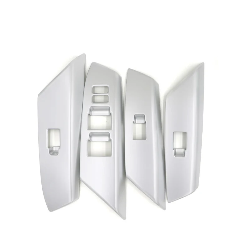 

ABS Matte Accessories For Toyota RAV4 2014 15 16 17 2018 LHD Door Window Lifter Regulator Armrest Button Knob Cover Trim 4PCS