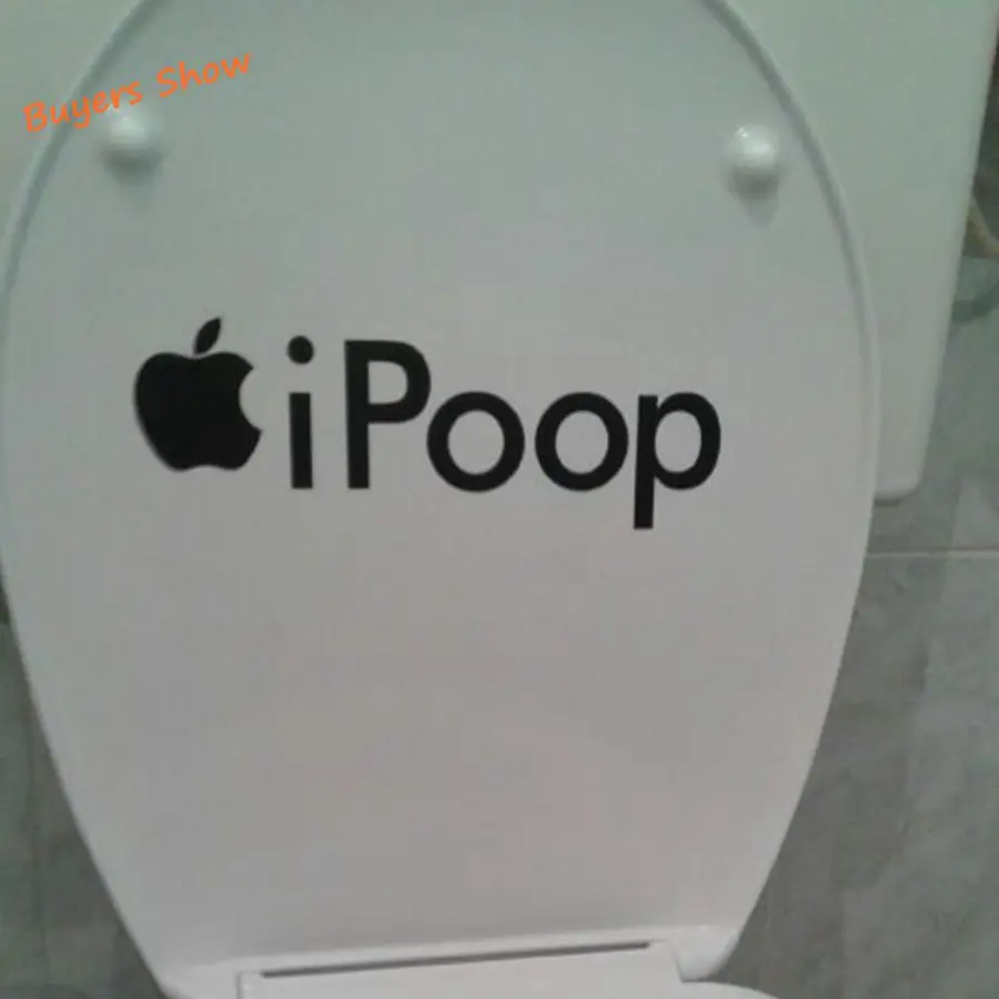 Забавный Туалет DIY Ipoop настенное Искусство Домашняя ванная наклейки домашний