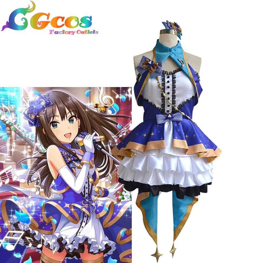 CGCOS Бесплатная доставка Косплэй костюм The idolmaster Золушка для девочек Узуки