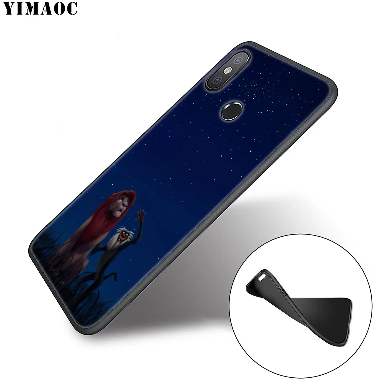 YIMAOC Hakuna Matata Lion King мягкий силиконовый чехол для телефона Xiaomi Redmi K30 K20 Note 8 8T 7 5 6 Pro Mi