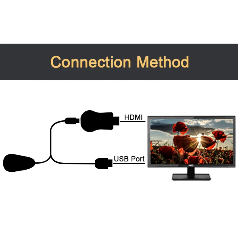 HDMI WiFi дисплей ключ Netflix AirPlay Miracast TV Stick Crome Cast Cromecast 2 3 беспроводной ключ|SmartTV-стики и