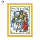 Веселые Рождественские узоры Joy Sunday, вышивка крестиком 11CT 14CT, наборы для вышивки крестиком ручной работы, вышивка, домашний декор