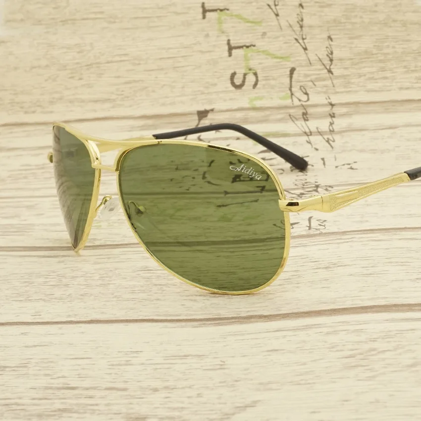 Cubojue Glass Sunglasses Men Women Anti Scratch Aviation Sunglass Male Black Brown Frog Sun Glasses for Cheap Dropshipping |