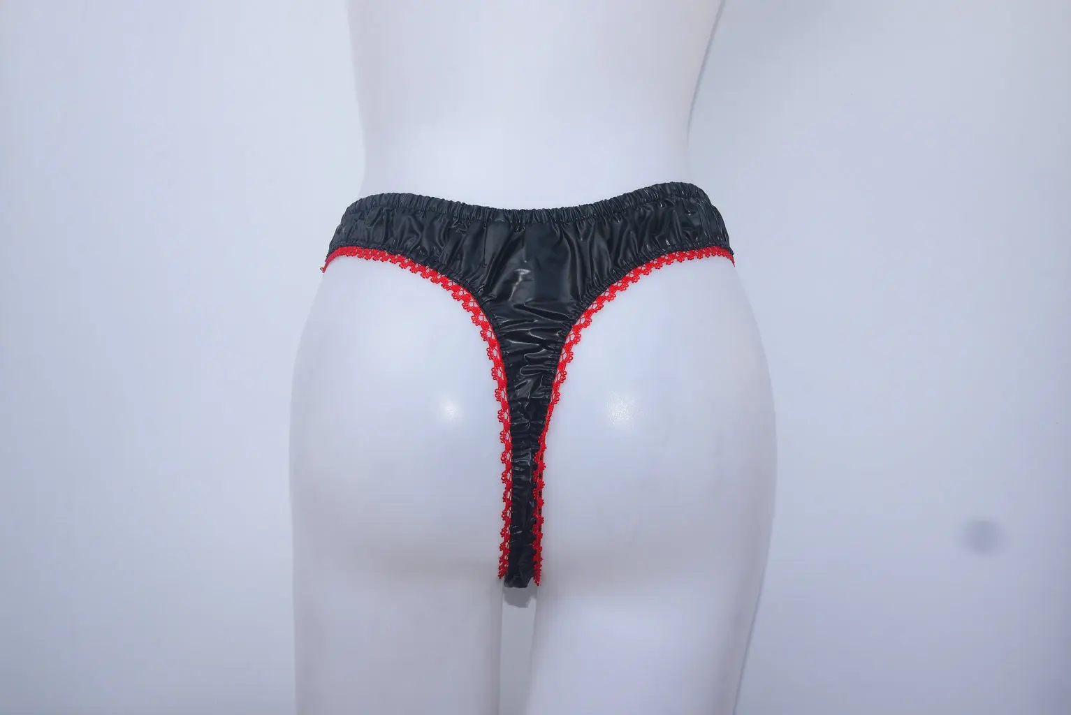 ABDL взрослый ребенок Сисси ПВХ стринги Нижнее белье T-02