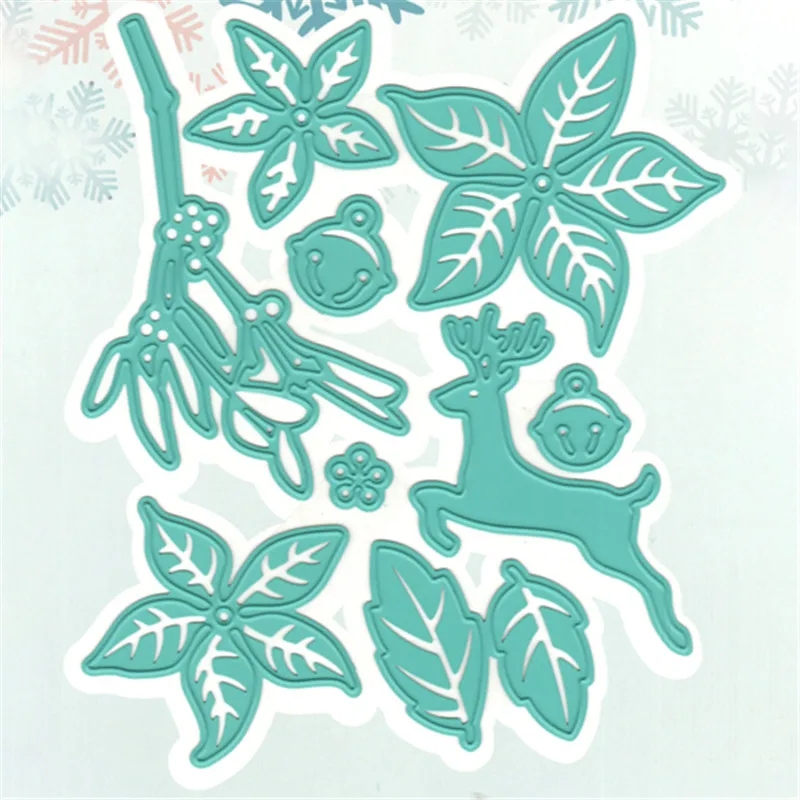 GJCrafts Рождественский набор штампы для резки металла изготовления карт