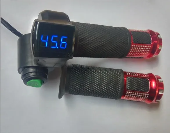 12-120v Батарея Напряжение индикатор + дроссельная заслонка с Круиз-переключатель и