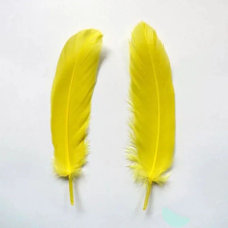 50 шт. натуральный гусиный Feather12 16cm для рукоделия шляпы украшения цветочные