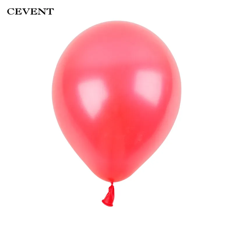 CEVENT 100 шт плотные однотонные цветной латексный шар скатерть для праздничных мероприятий воздушные шары на день рождения вечерние Декор дети взрослые - Цвет: rose red