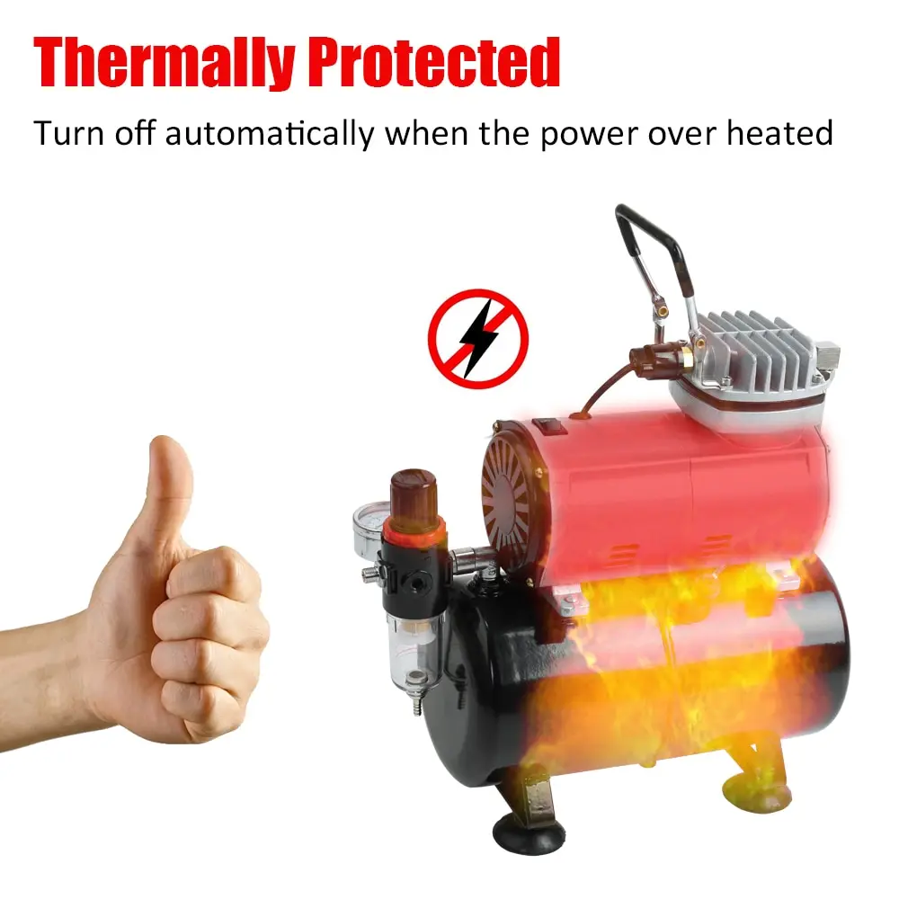 Воздушный компрессор Краскораспылитель древесный Распылитель краска без масла