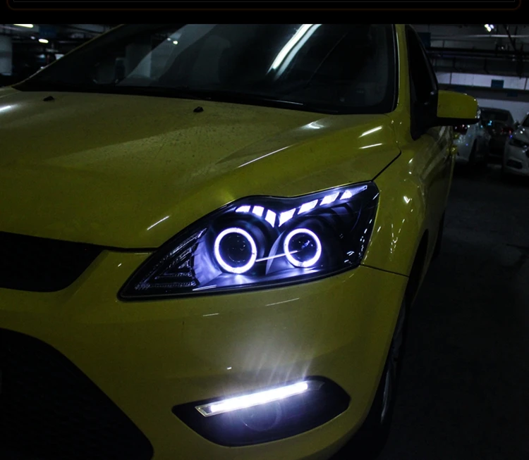 АКД стайлинга автомобилей фара для Ford светодиодная фара для Focus 2009-2011 Фокус 2 светодиодные фары DRL D2H Hid сигнала поворота Bi Xenon луч