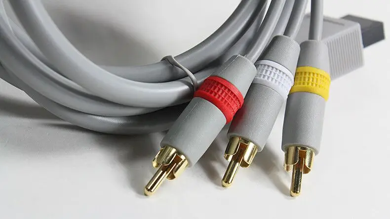 Игровые аксессуары с 180 см аудио видео композитный av-кабель для Nintendo Wii/Wii U и Gamecube |