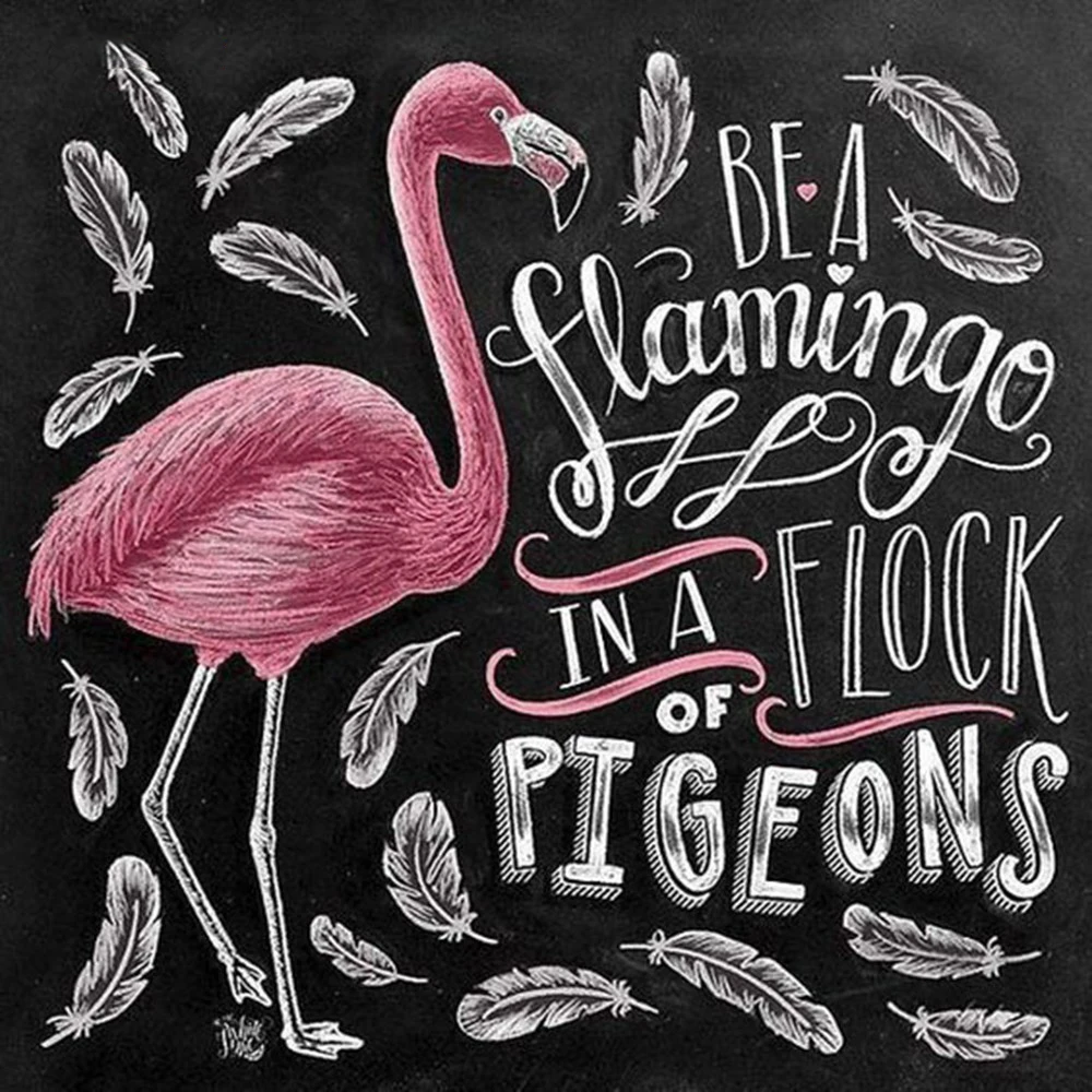 

Fezrgea Diamond Embroidery Flamingo 5D DIY Diamond Painting Cross Stitch Animal Picture Of Rhinestones Diamond Mosaic Decoration